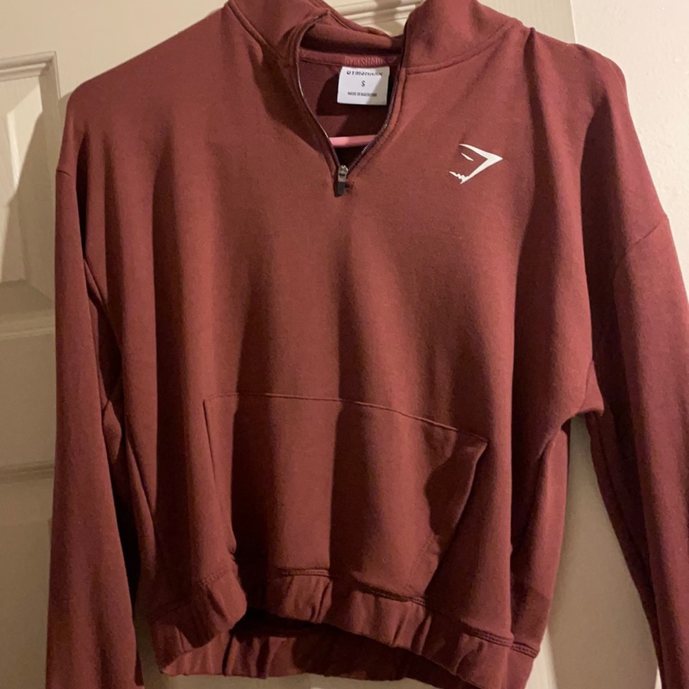 Gymshark cropped 1/4 sweater